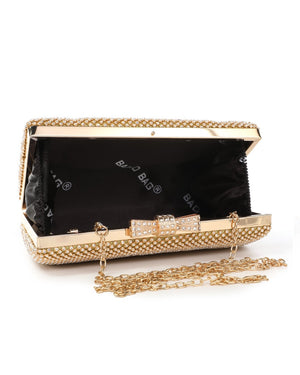 Τσάντα φάκελος clutch JH2228 - Χρυσό