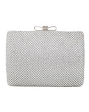 Τσάντα φάκελος clutch JH2228 - Ασημί