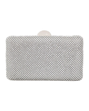 Τσάντα φάκελος clutch JH2231 - Ασημί