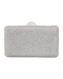 Τσάντα φάκελος clutch JH2231 - Ασημί