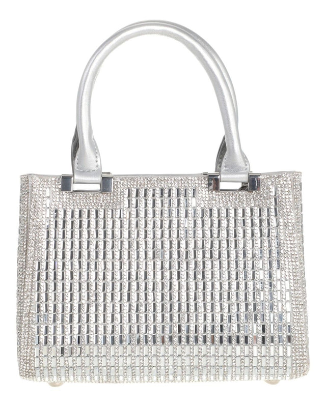 Τσάντα φάκελος clutch MD2507 - Ασημί