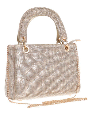 Τσάντα φάκελος clutch MD2508 - Χρυσό