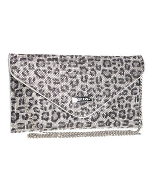 Τσάντα φάκελος clutch MD2509 - Ασημί
