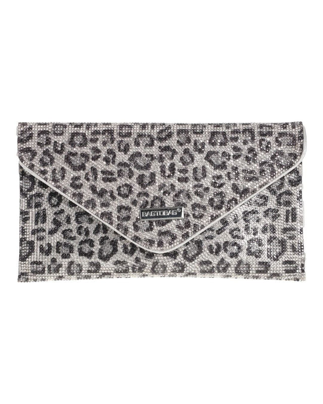 Τσάντα φάκελος clutch MD2509 - Ασημί