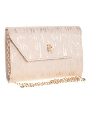 Τσάντα φάκελος clutch MD2520 - Χρυσό