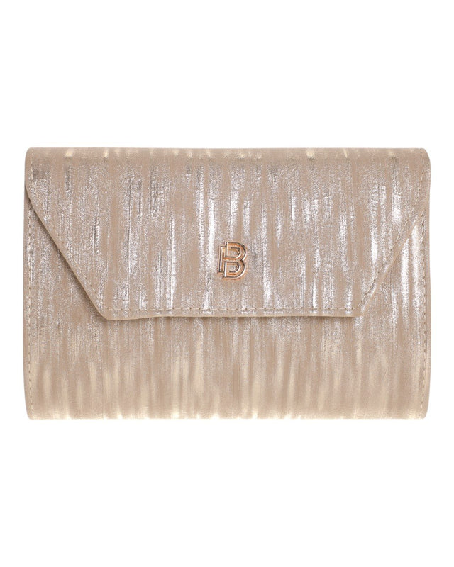 Τσάντα φάκελος clutch MD2520 - Σαμπανιζέ
