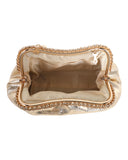 Τσάντα φάκελος clutch MD2537 - Χρυσό