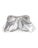 Τσάντα φάκελος clutch MD2537 - Ασημί