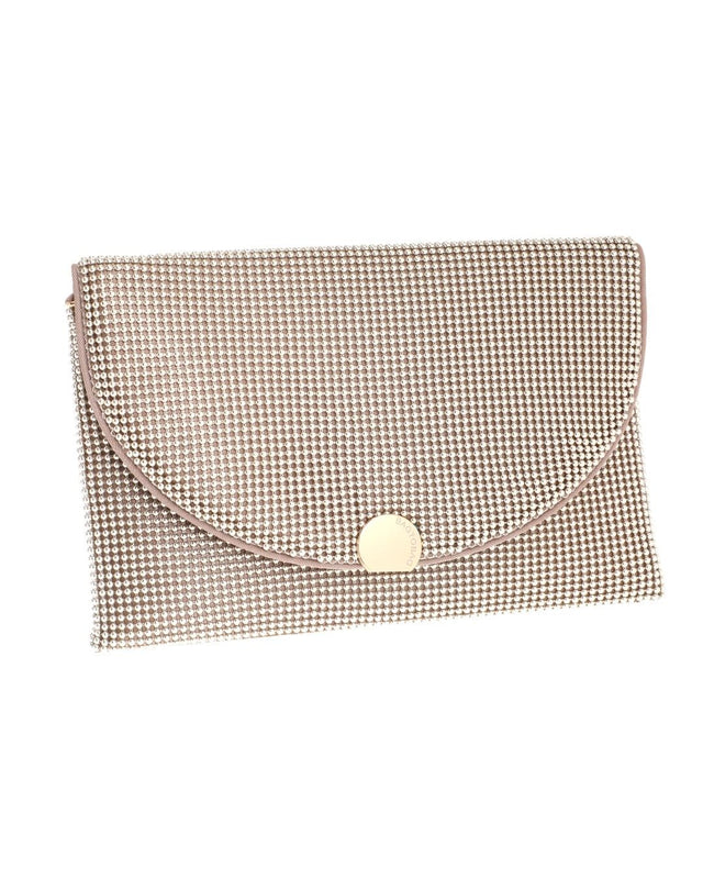 Τσάντα φάκελος clutch MD2512 - Σαμπανιζέ