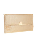 Τσάντα φάκελος clutch MD2513 - Χρυσό