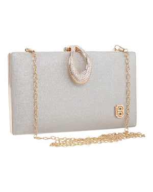 Τσάντα φάκελος clutch JH2237 - Χρυσό