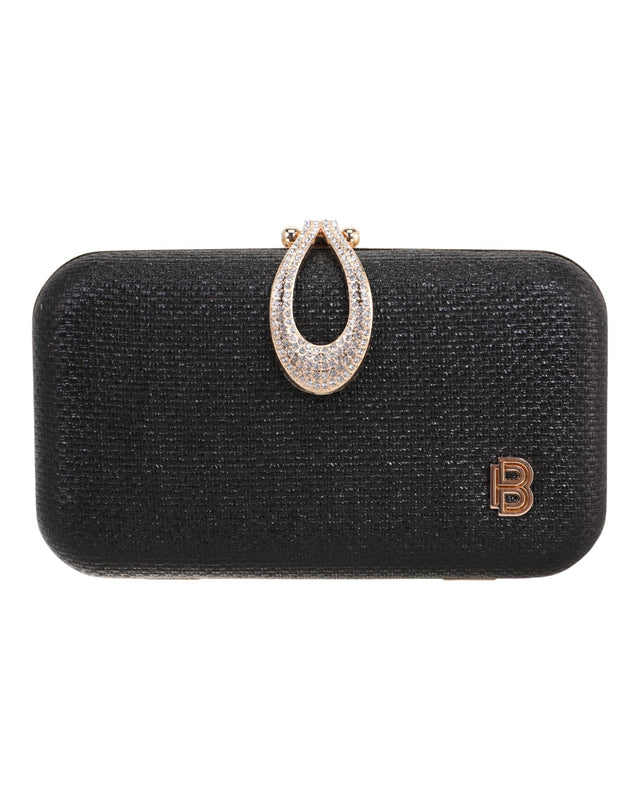 Τσάντα φάκελος clutch JH2240 - Μαύρο