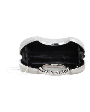 Τσάντα φάκελος clutch JH2241 - Ασημί