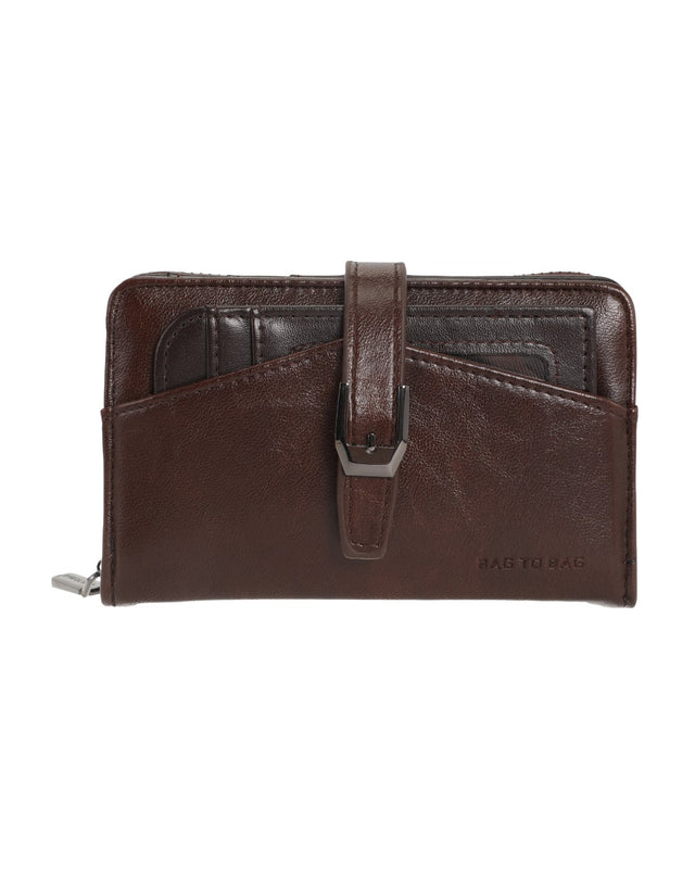 Πορτοφόλι μικρό BY88858 - Καφέ