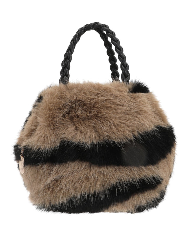 Γούνινη τσάντα χειρός XY-2403 - Khaki