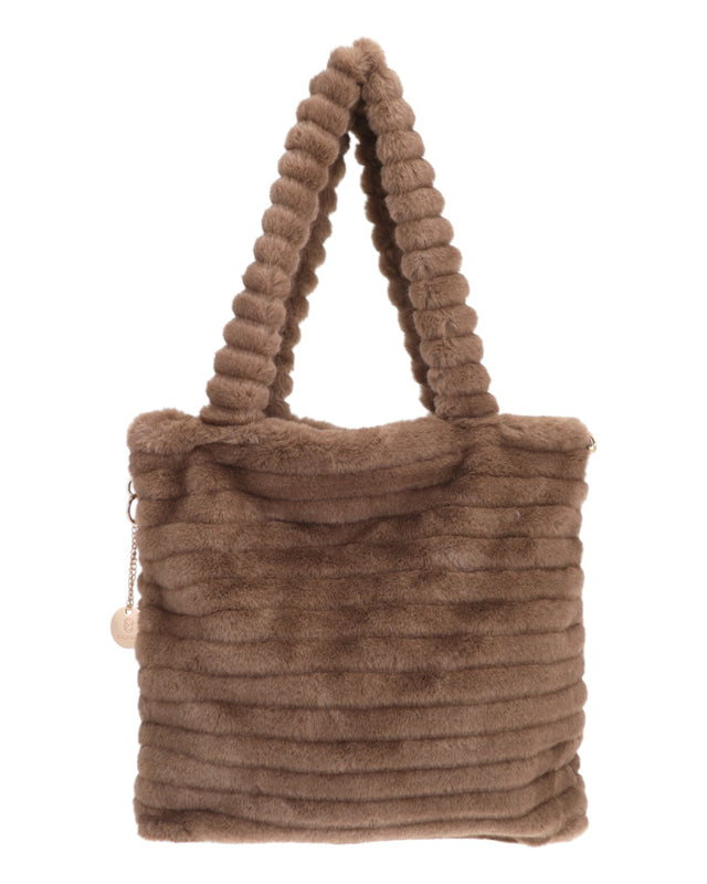 Γούνινη τσάντα XY2413 - Khaki
