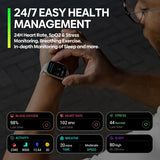 ZEBLAZE smartwatch Beyond 3 Pro, heart rate, 2.15" AMOLED, GPS, μαύρο