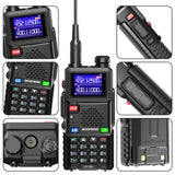 BAOFENG ασύρματος πομποδέκτης UV-5RH, VHF/UHF, 10W, μαύρος