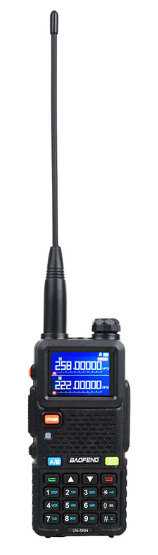 BAOFENG ασύρματος πομποδέκτης UV-5RH, VHF/UHF, 10W, μαύρος