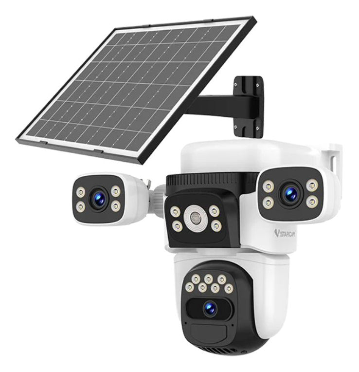 VSTARCAM smart ηλιακή κάμερα BG621SR, triple lens, 2MP, 4G, SD, PTZ, IP66