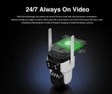 VSTARCAM smart ηλιακή κάμερα BG621TR, triple lens, 3MP, 4G, SD, PTZ, IP66