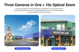 VSTARCAM smart ηλιακή κάμερα BG621TR, triple lens, 3MP, 4G, SD, PTZ, IP66