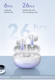 USAMS earphones με θήκη φόρτισης US-XD19, TWS, ENC, Φ13mm, μαύρα