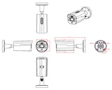 LONGSE IP κάμερα BMLCKL5AD-36PMSTFA12, 3.6mm, 5MP, IP67, PoE