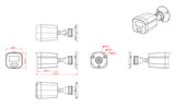 LONGSE υβριδική κάμερα BMSDTHC500FKEW, 2.8mm, 8MP, IP67, LED έως 25m