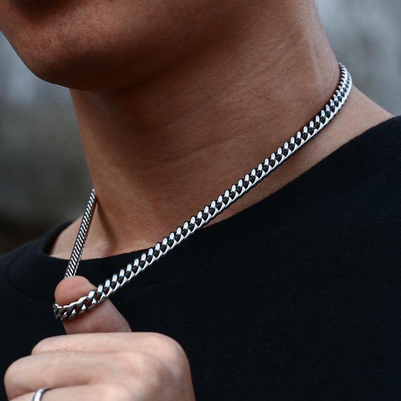 Ατσάλινη Αλυσίδα Λαιμού CH22 Silver