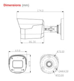 LONGSE υβριδική κάμερα BPSCTHC200FPE, 2.8mm, 5MP, AOC, IP66, IR έως 25m