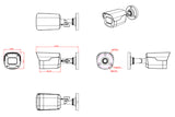 LONGSE υβριδική κάμερα BPSCTHC500FKEW, 2.8mm, 8MP, IP66, LED έως 25m