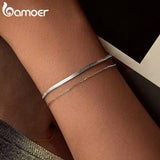 BAMOER βραχιόλι BSB193, ασήμι 925, ασημί