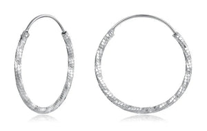 BAMOER σκουλαρίκια κρίκοι BSE1178-L, ασήμι 925, 2.6cm, ασημί
