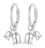 BAMOER σκουλαρίκια κρίκοι BSE909, ασήμι 925, ασημί