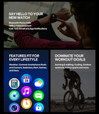 ZEBLAZE smartwatch Btalk 3 Plus, heart rate, 1.39" IPS, μαύρο