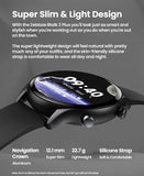 ZEBLAZE smartwatch Btalk 3 Plus, heart rate, 1.39" IPS, μαύρο