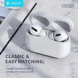 CELEBRAT earphones με θήκη φόρτισης C300 Pro, True Wireless, 13mm, 30/300mAh, λευκά