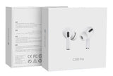 CELEBRAT earphones με θήκη φόρτισης C300 Pro, True Wireless, 13mm, 30/300mAh, λευκά