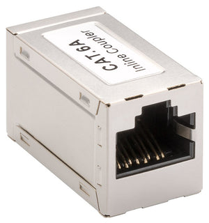 POWERTECH σύνδεσμος RJ45 Cat 6A CAB-N324, 500MHz, PoE+, ασημί