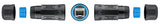 POWERTECH αδιάβροχος σύνδεσμος RJ45 CAB-N427, CAT 6, IP68, μαύρος