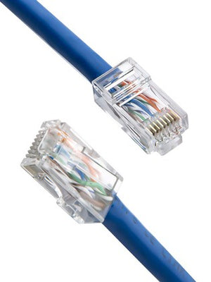 POWERTECH βύσμα RJ45 CAB-N446, Cat 6/6a UTP, διάφανο, 50τμχ