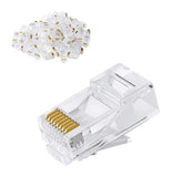 POWERTECH βύσμα RJ45 CAB-N446, Cat 6/6a UTP, διάφανο, 50τμχ