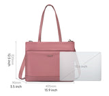 CHANTRIA γυναικεία τσάντα ώμου CB00789 για laptop 15.6", 12L, μωβ