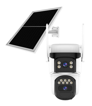 VSTARCAM smart ηλιακή κάμερα CB621DR, dual lens, 3MP, WiFi, SD, PTZ, IP66