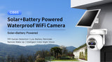 VSTARCAM smart ηλιακή κάμερα CB65, 3MP, WiFi, SD, PTZ, 6000mAh, IP66