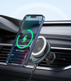 USAMS ασύρματος φορτιστής & βάση αυτοκινήτου US-CD222, 15W, μαύρο