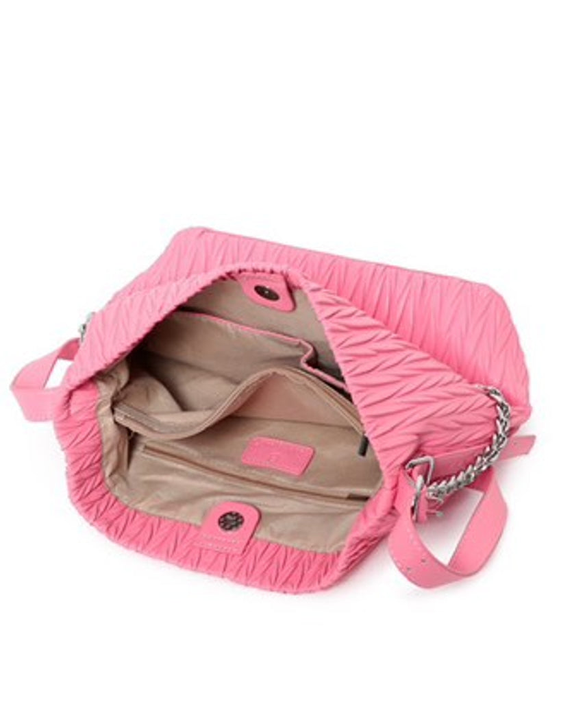 Τσάντα ώμου με αλυσίδα BS23228 - Φούξ