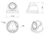 LONGSE IP κάμερα CMLBGC200WH, 2.8mm, 2MP, αδιάβροχη IP67, PoE