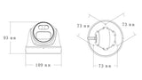 LONGSE υβριδική κάμερα CMSAHTC200FPEW, 2.8mm, 1/3" CMOS, 5MP, LED 25m